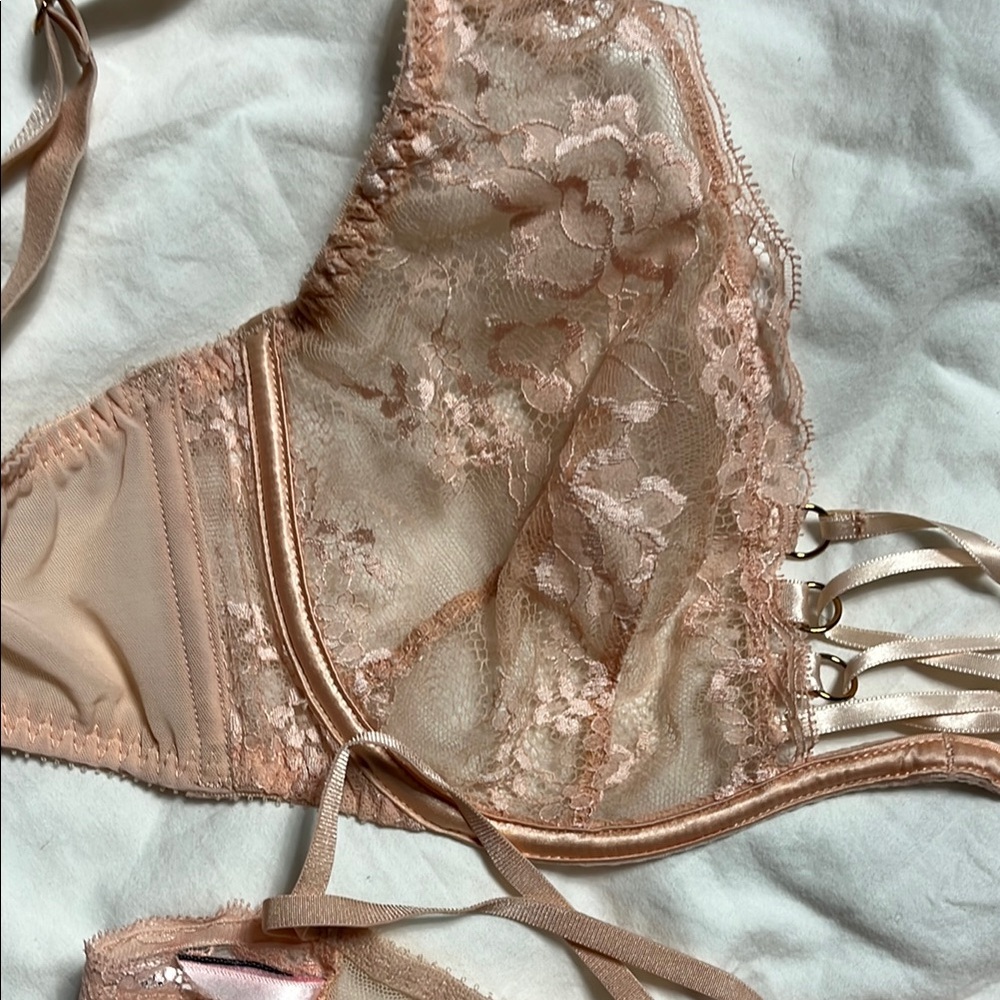 Agent Provocateur Essie set 34D and 4 thong Elegant Lace Lingerie Set - Picture 9 of 12